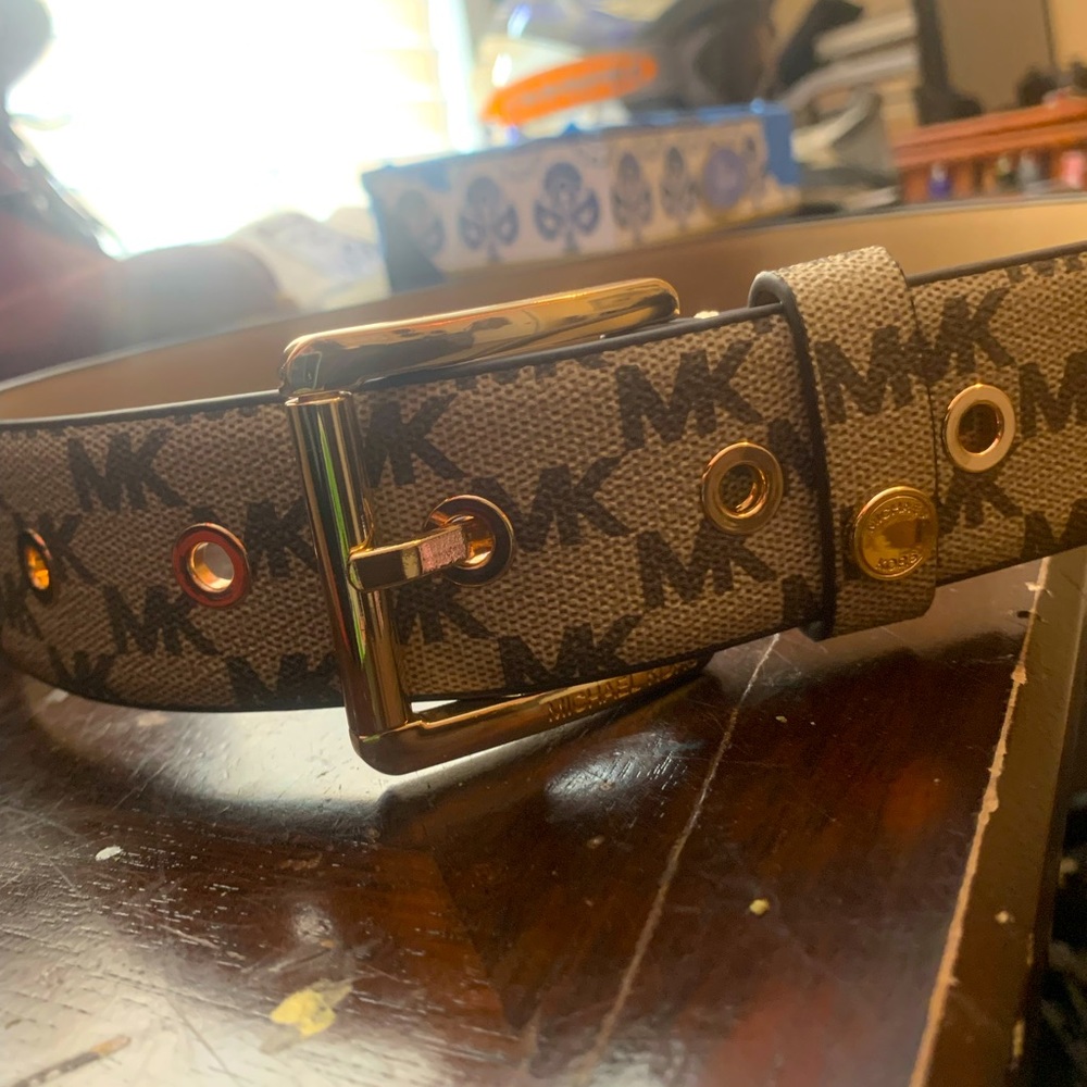 Unisex Brown/Gold Michael Michael Kors belt